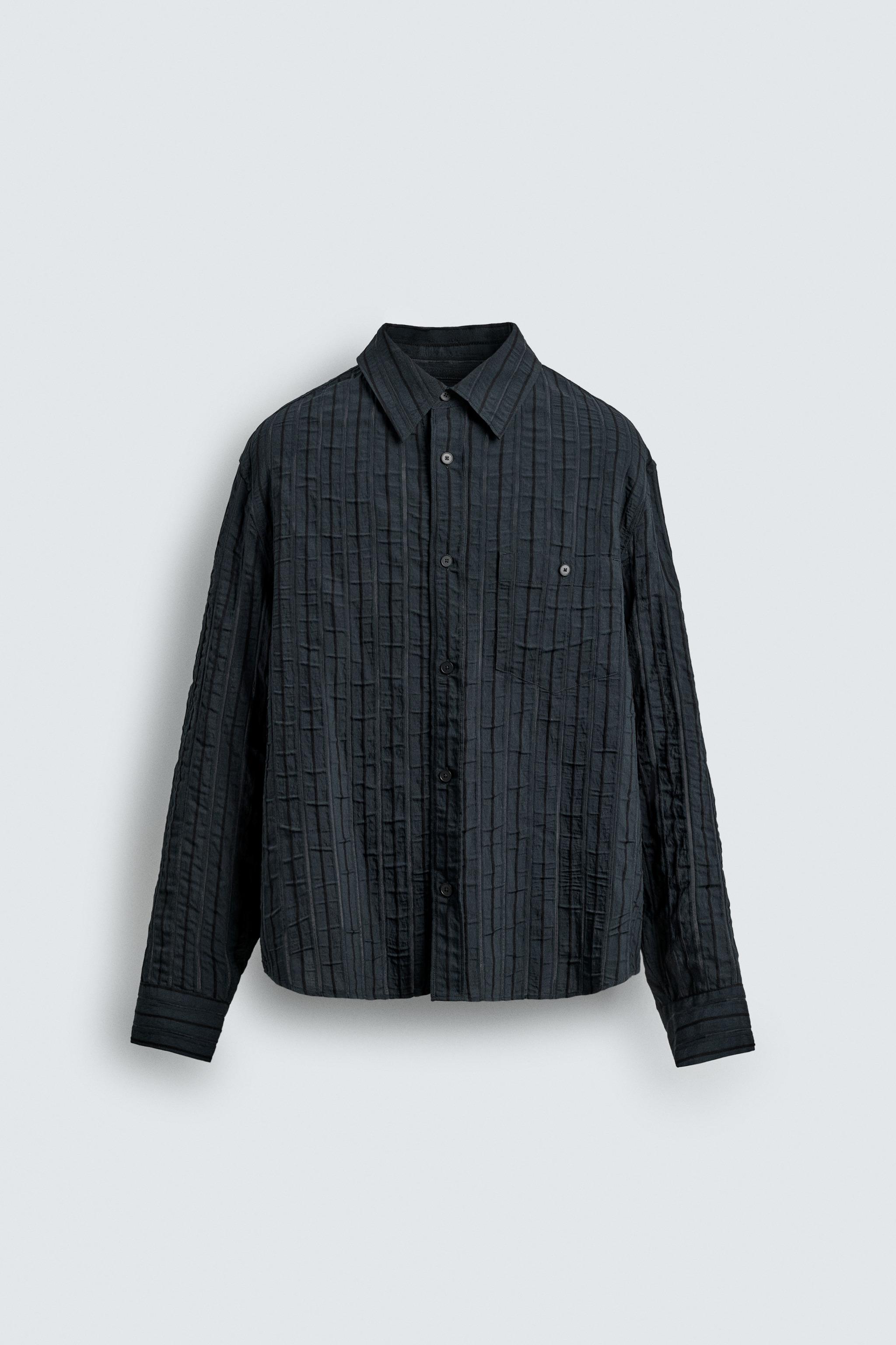 STRIPED JACQUARD SHIRT